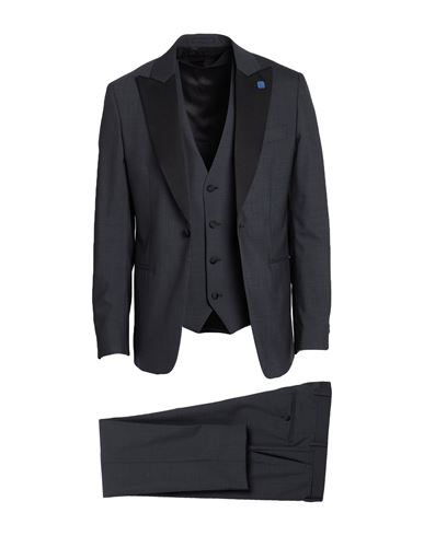 Man Suit Charcoal Size 38 Wool, Elastane
