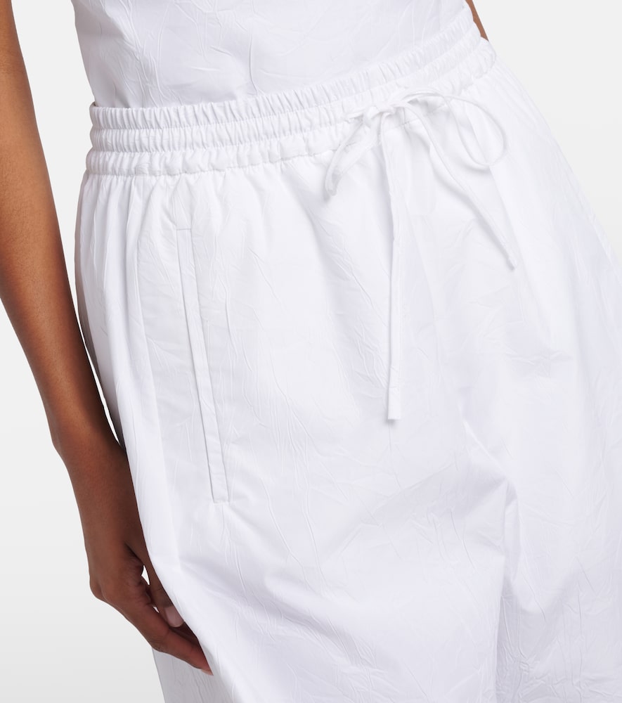 Róhe Cotton-blend wide-leg pants