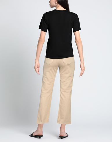 Woman Jeans Beige Size 31 Cotton, Elastane