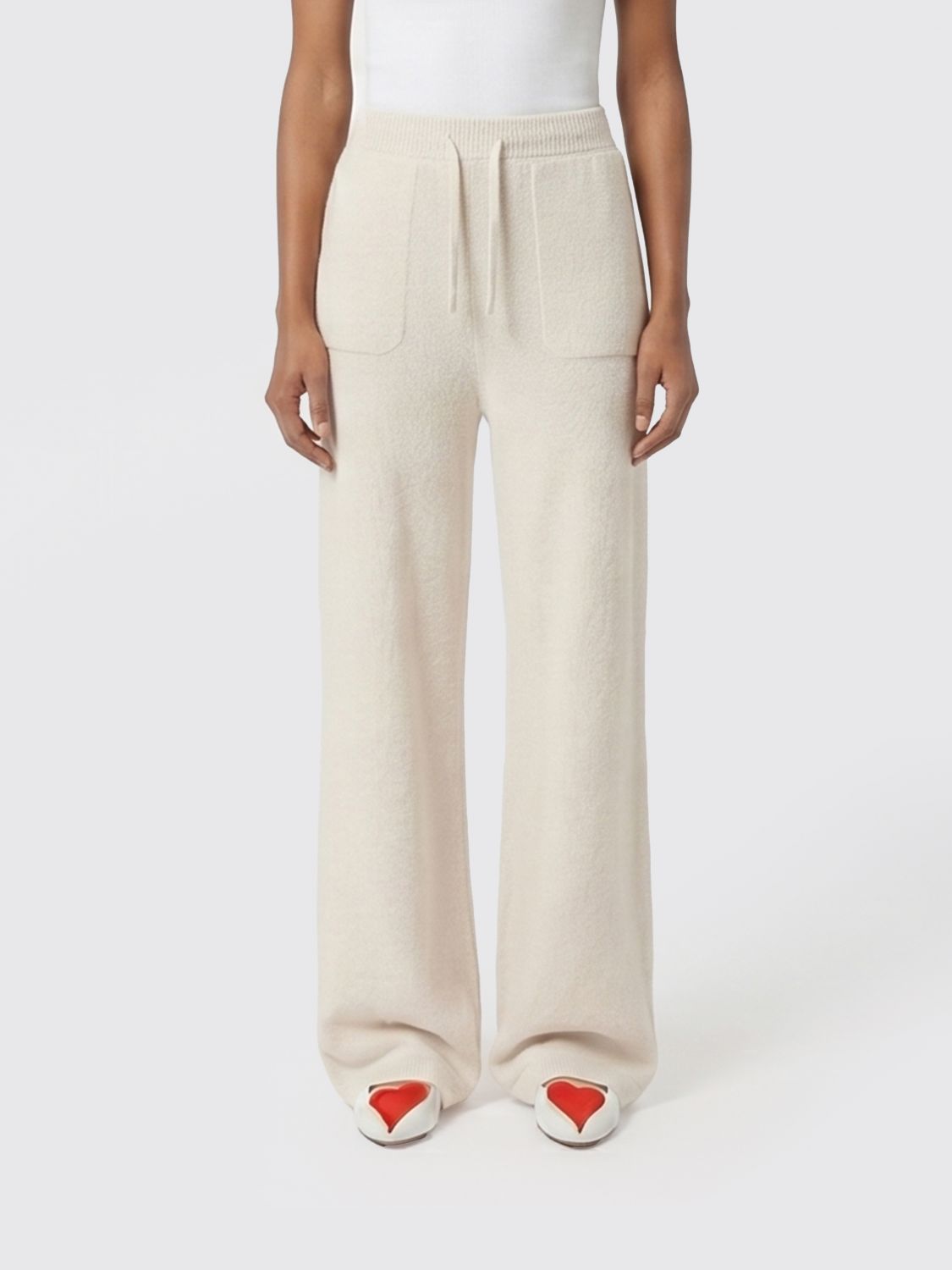 Pants Woman color Beige