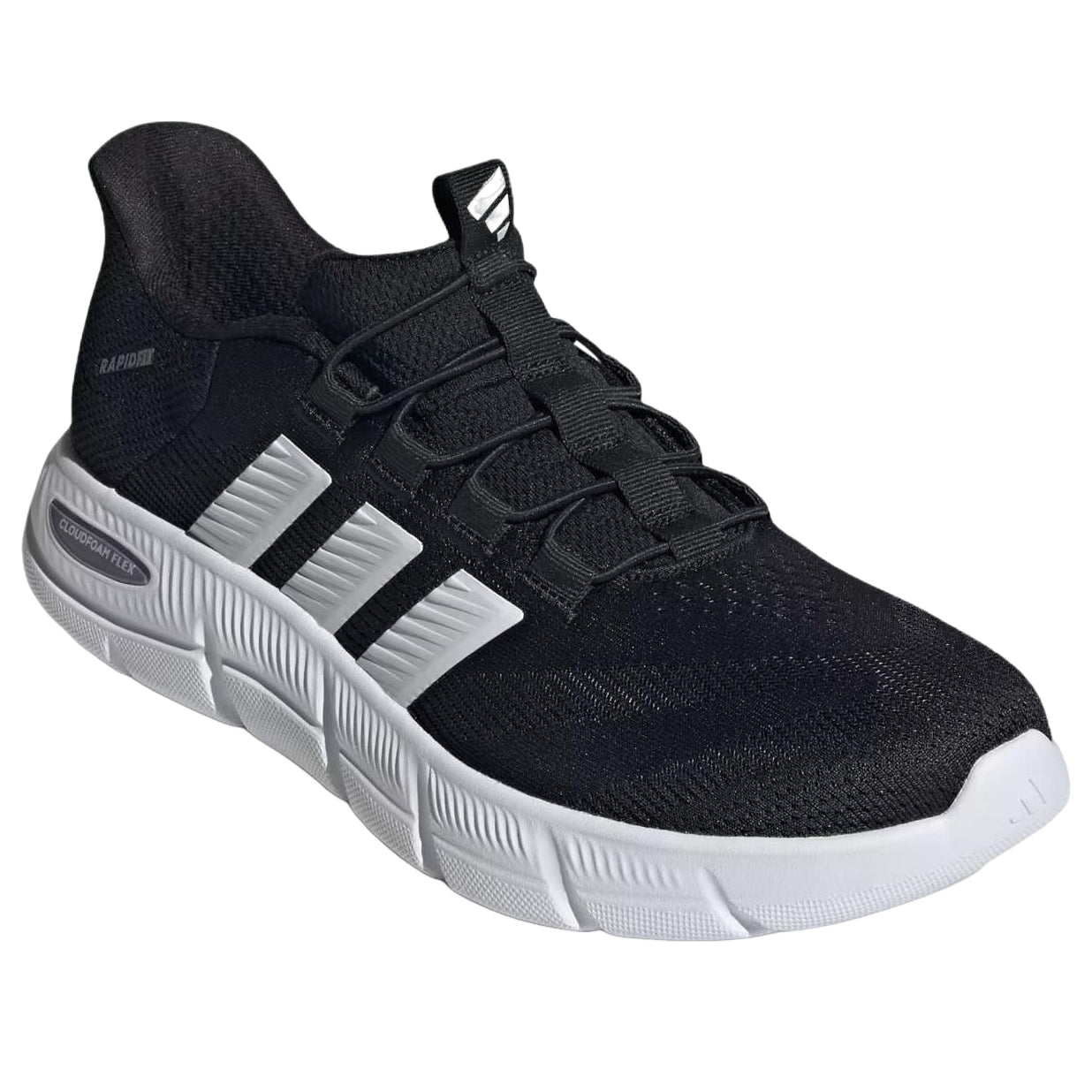 Cloudfoam Flex Rapidfit Shoes 'Core Black Cloud White Grey Three'