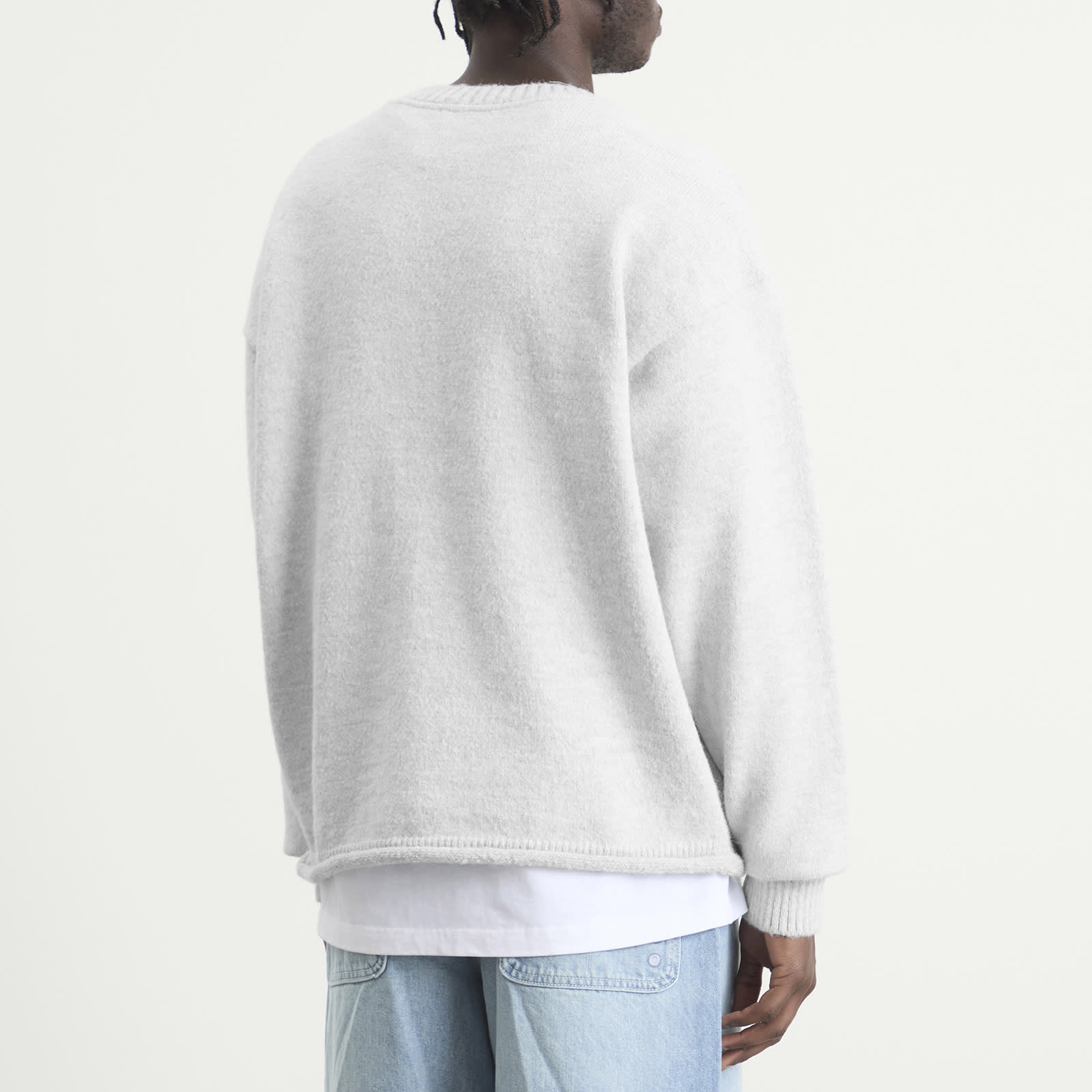 Men's Knit Jumper Grey