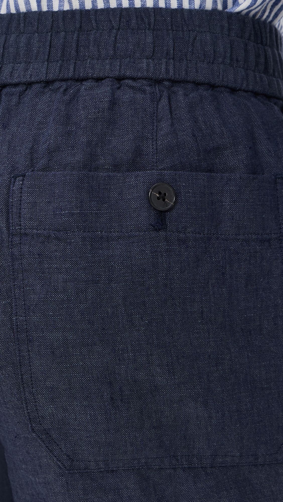 Everywear Linen Shorts 5 Dark Indigo