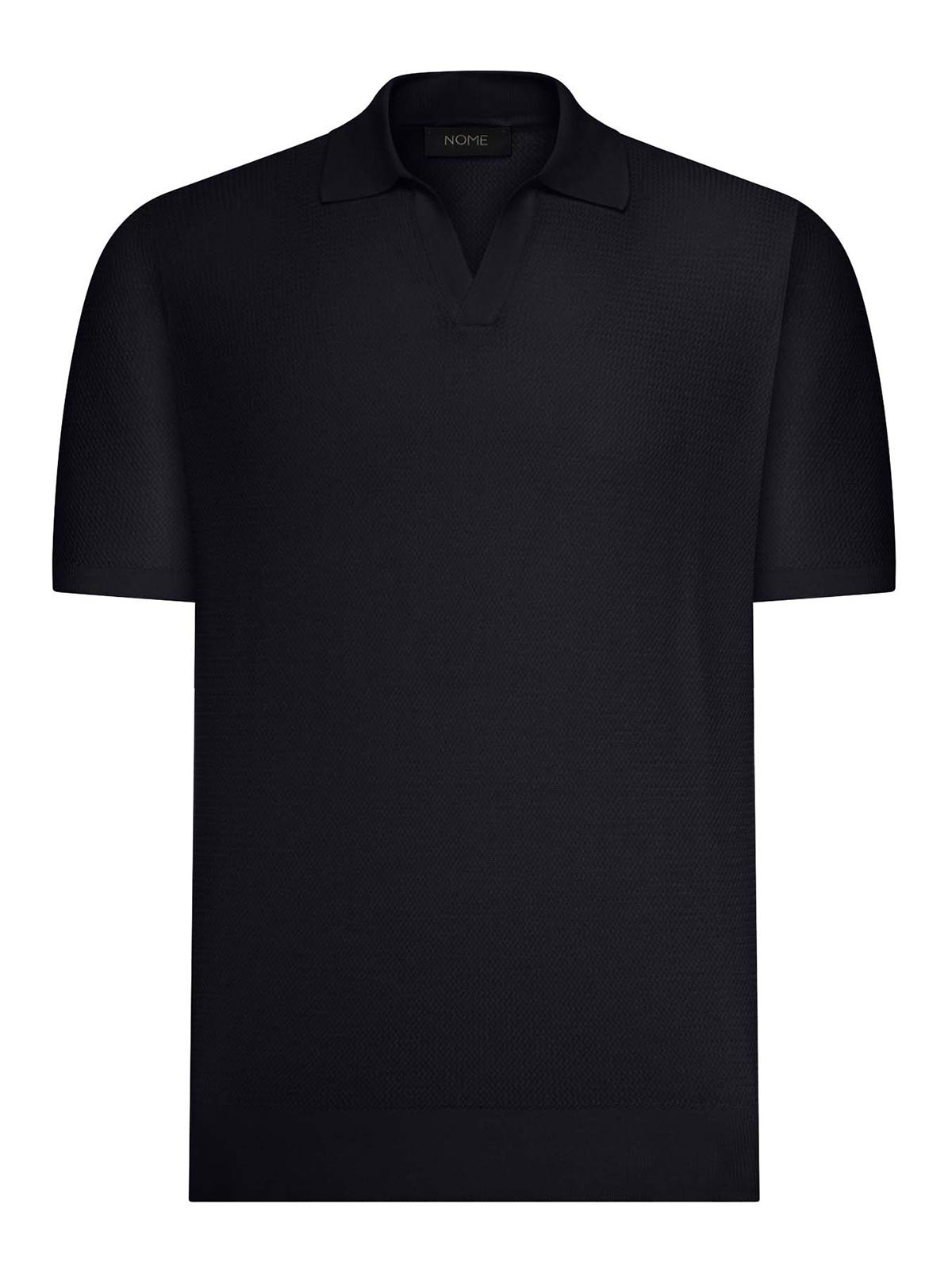 Short-Sleeved Silk And Cotton Polo Shirt