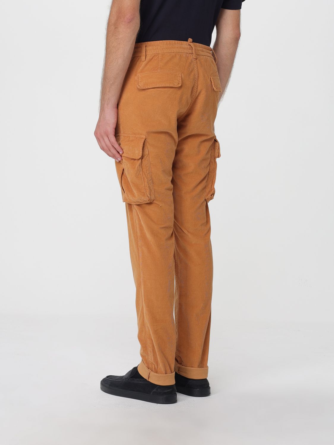 Pants Men color Leather