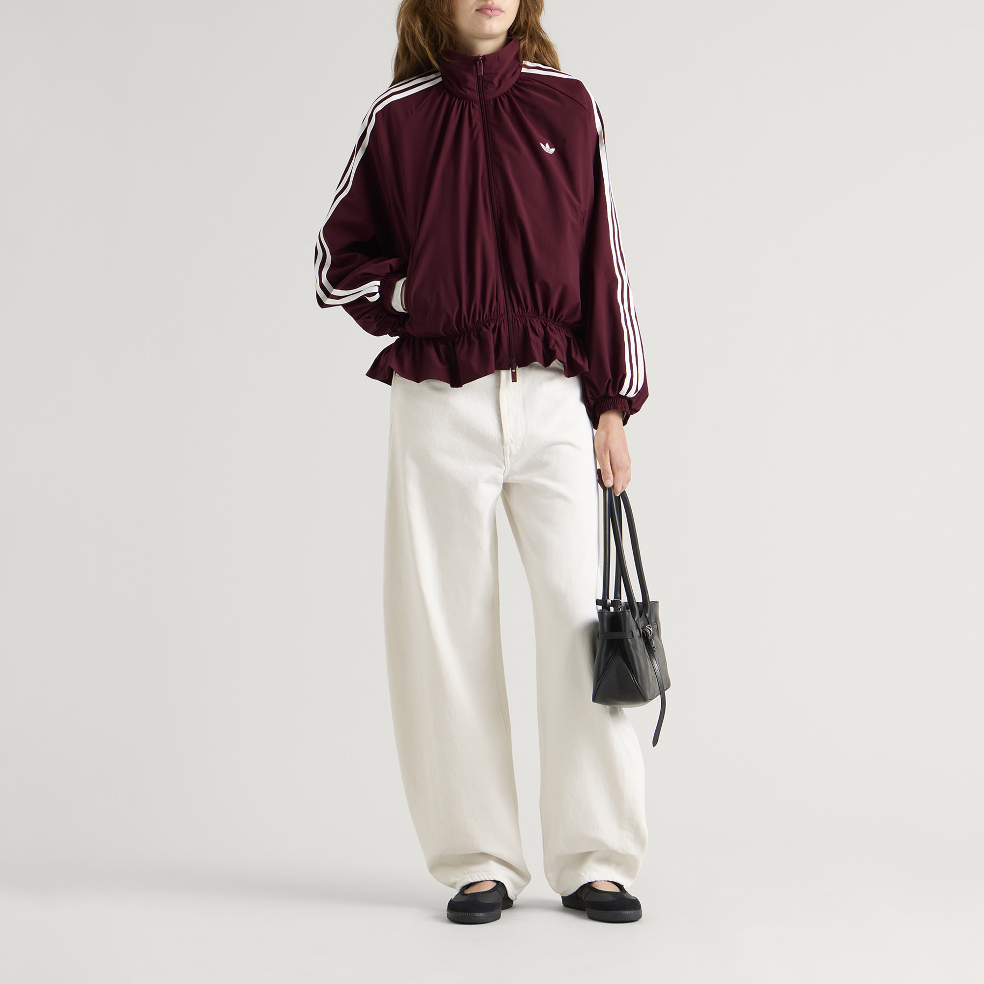 Women's Blousy Oversized Track Top in Shared