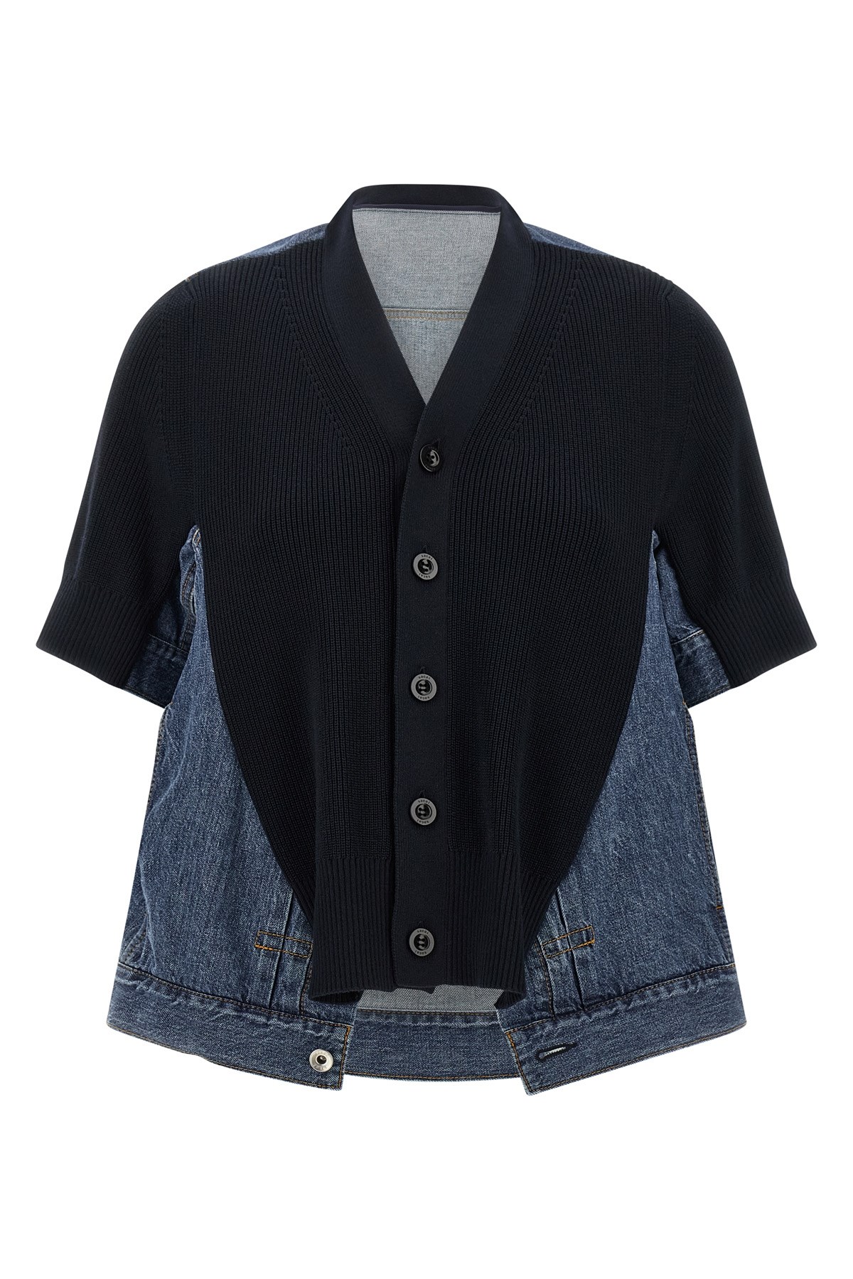 'Denim X Knit' Cardigan