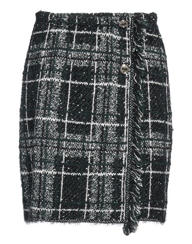 Woman Mini skirt Deep teal Size 6 Nylon, Mohair wool, Acrylic, Cotton