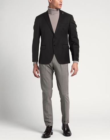 Man Blazer Black Size 40 Wool
