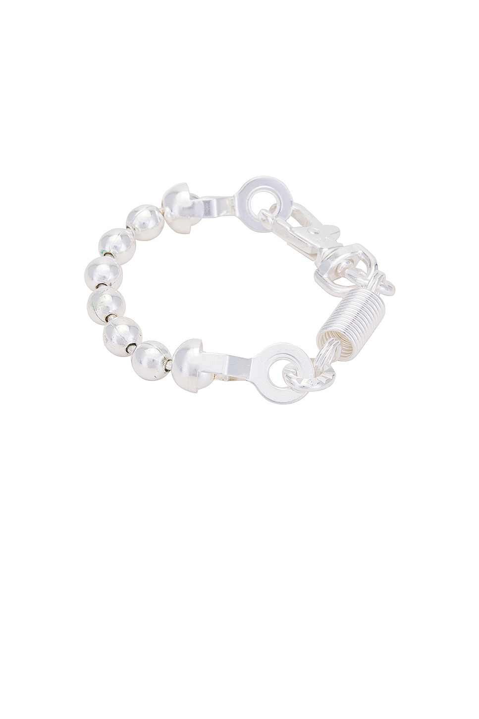 Martine Ali Proxy Ball Bracelet in Silver - Metallic Silver.  8.5in also in 7.5in