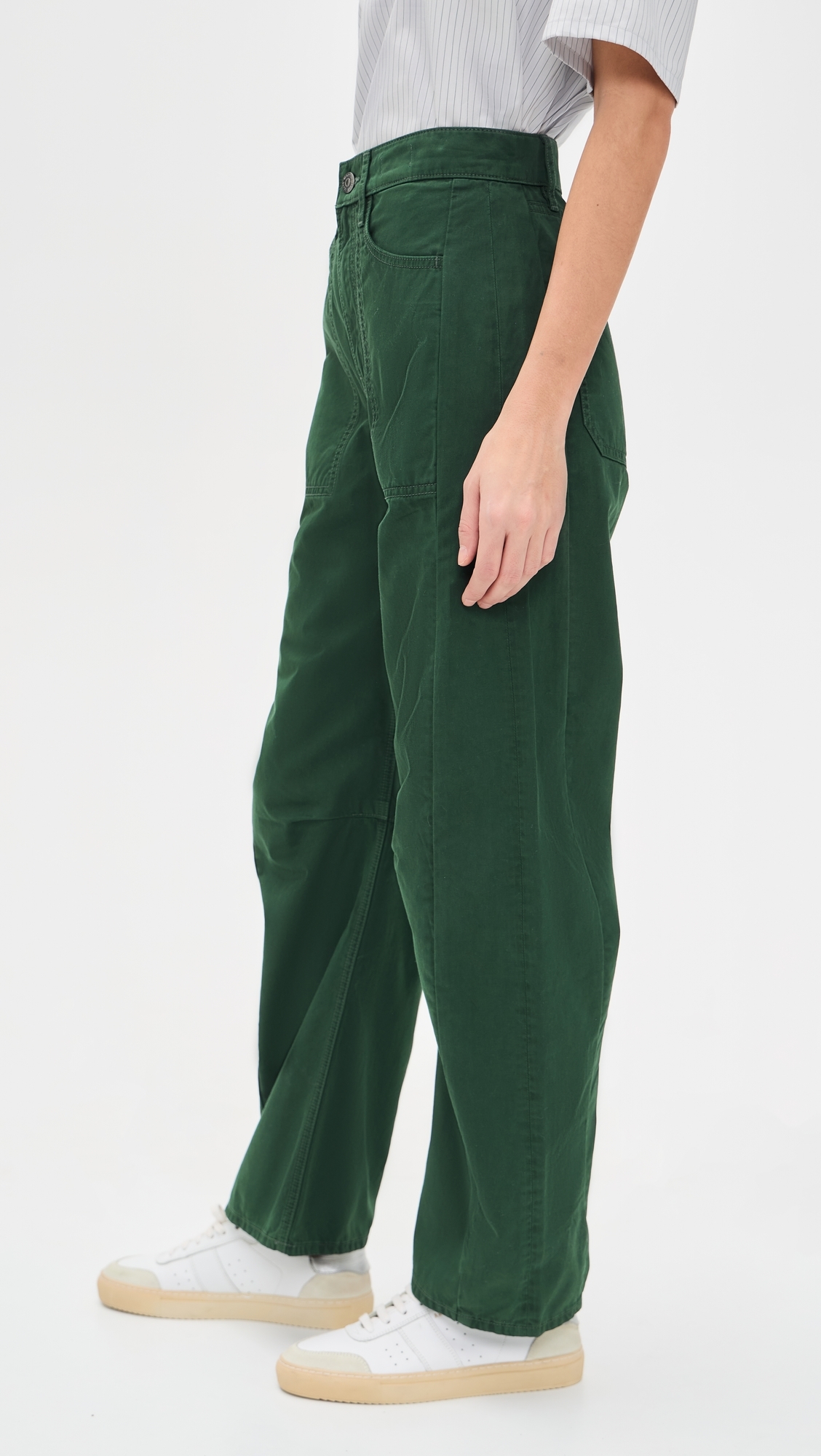 Sloan Barrel Leg Jeans Dark Hunter Green