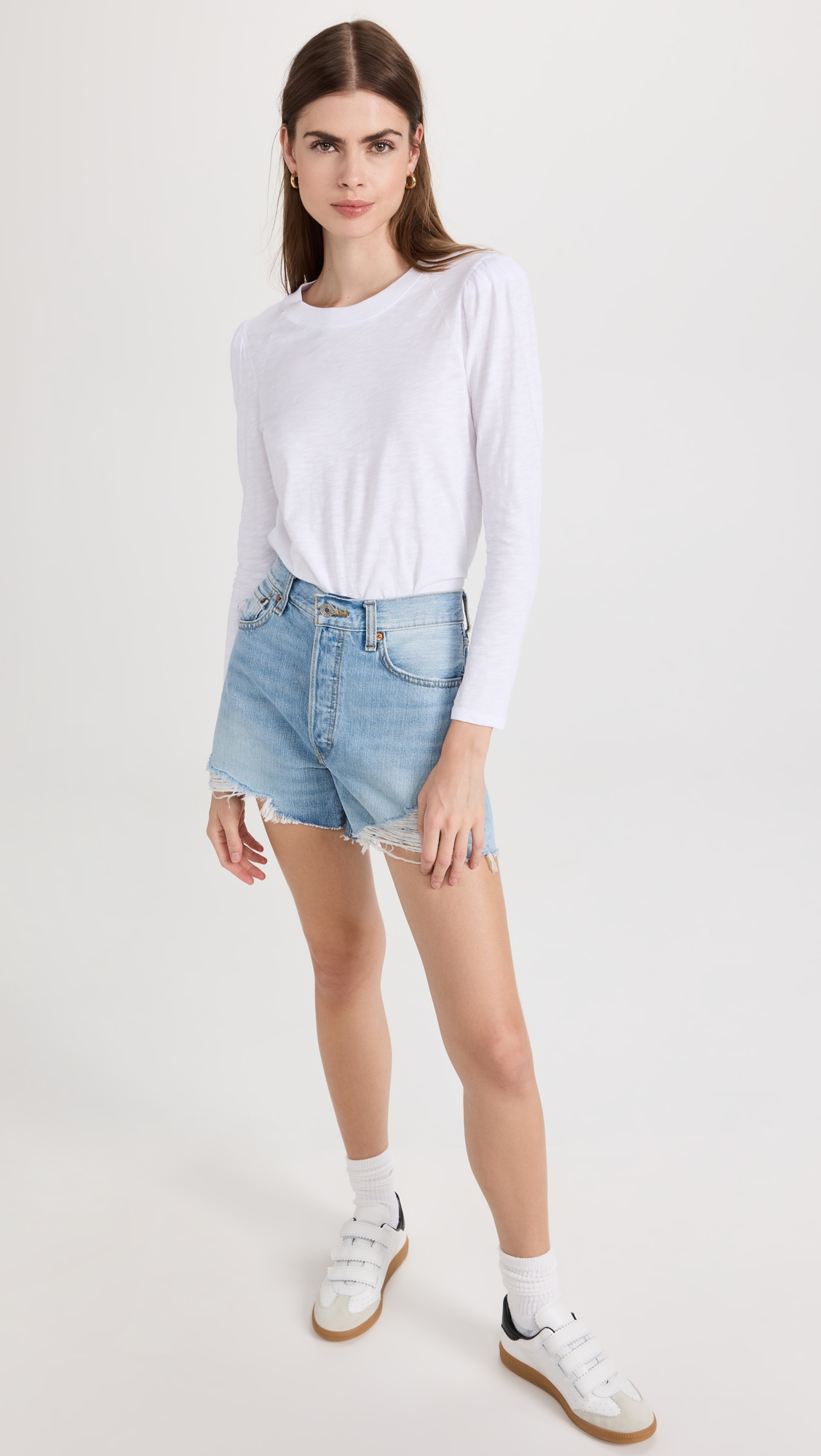 Mason Baseball Tee White