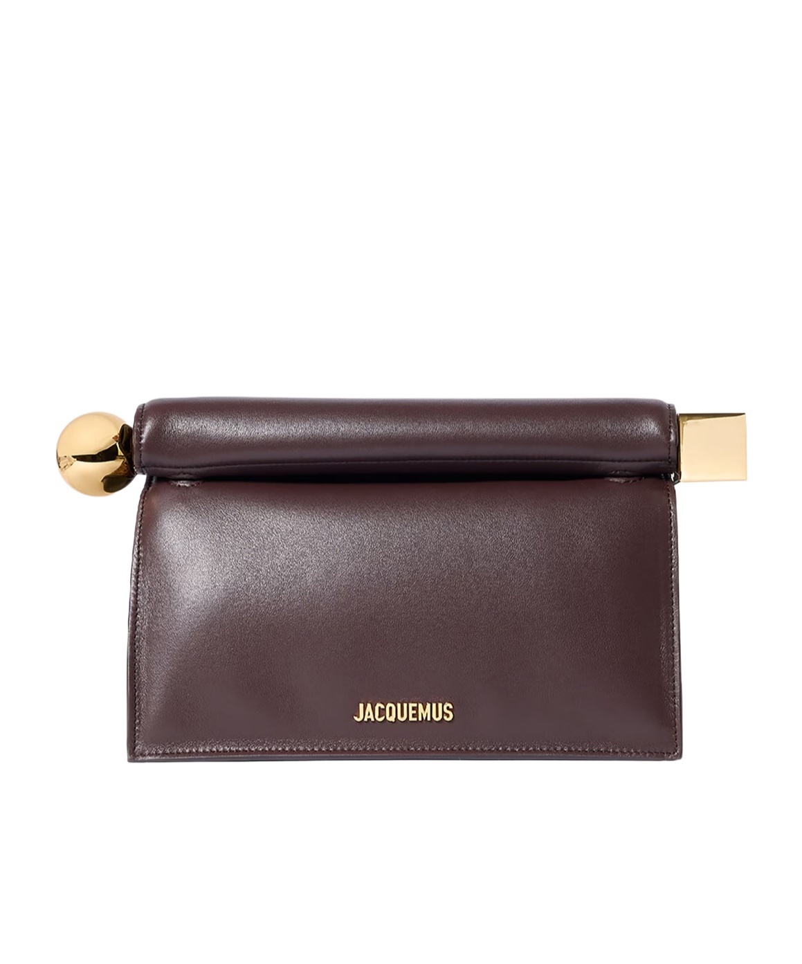 Rond Carré logo-plaque clutch bag