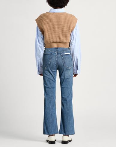 Woman Jeans Blue Size 27 Cotton, Polyurethane, Elastane