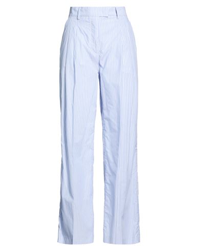 Woman Pants Sky blue Size 2 Cotton