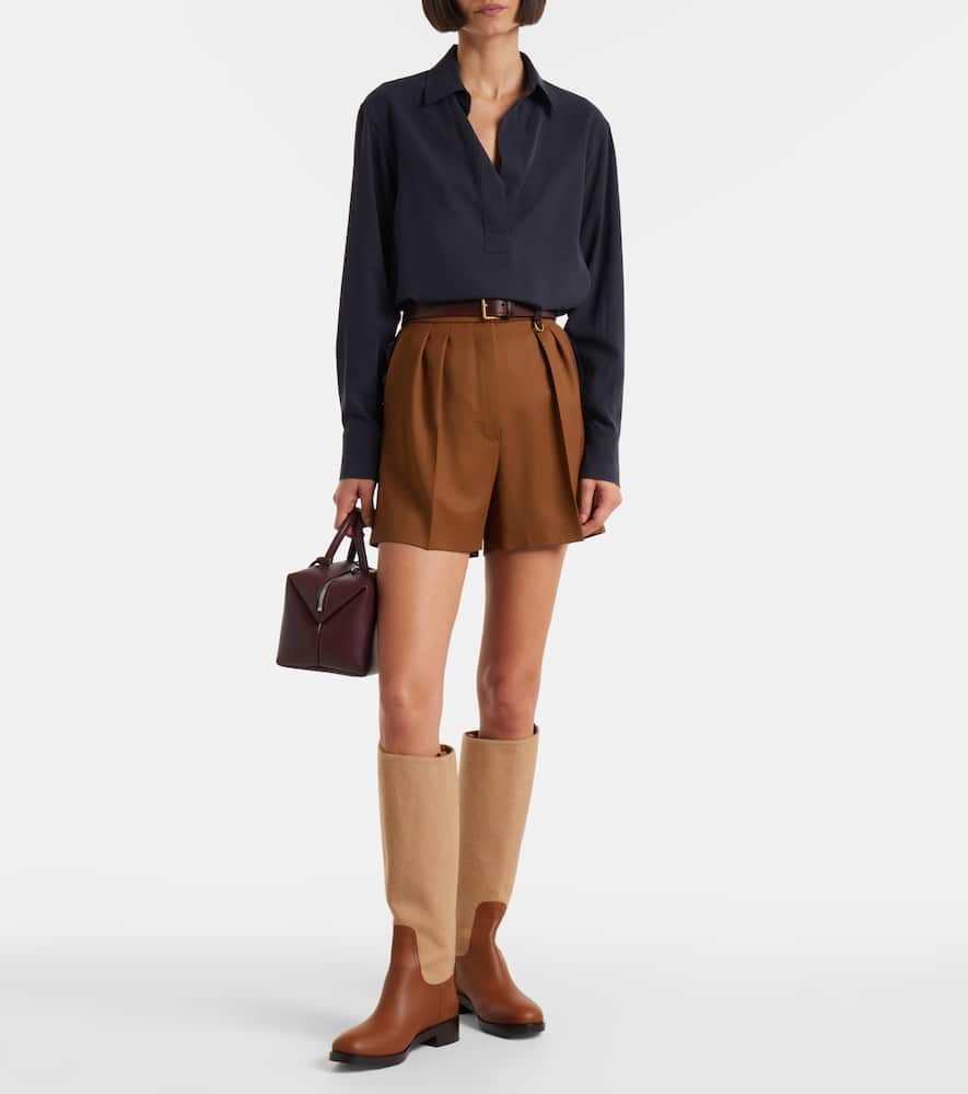 Mirko silk crêpe blouse