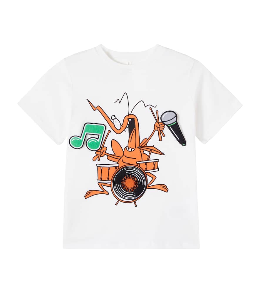 Printed cotton jersey T-shirt