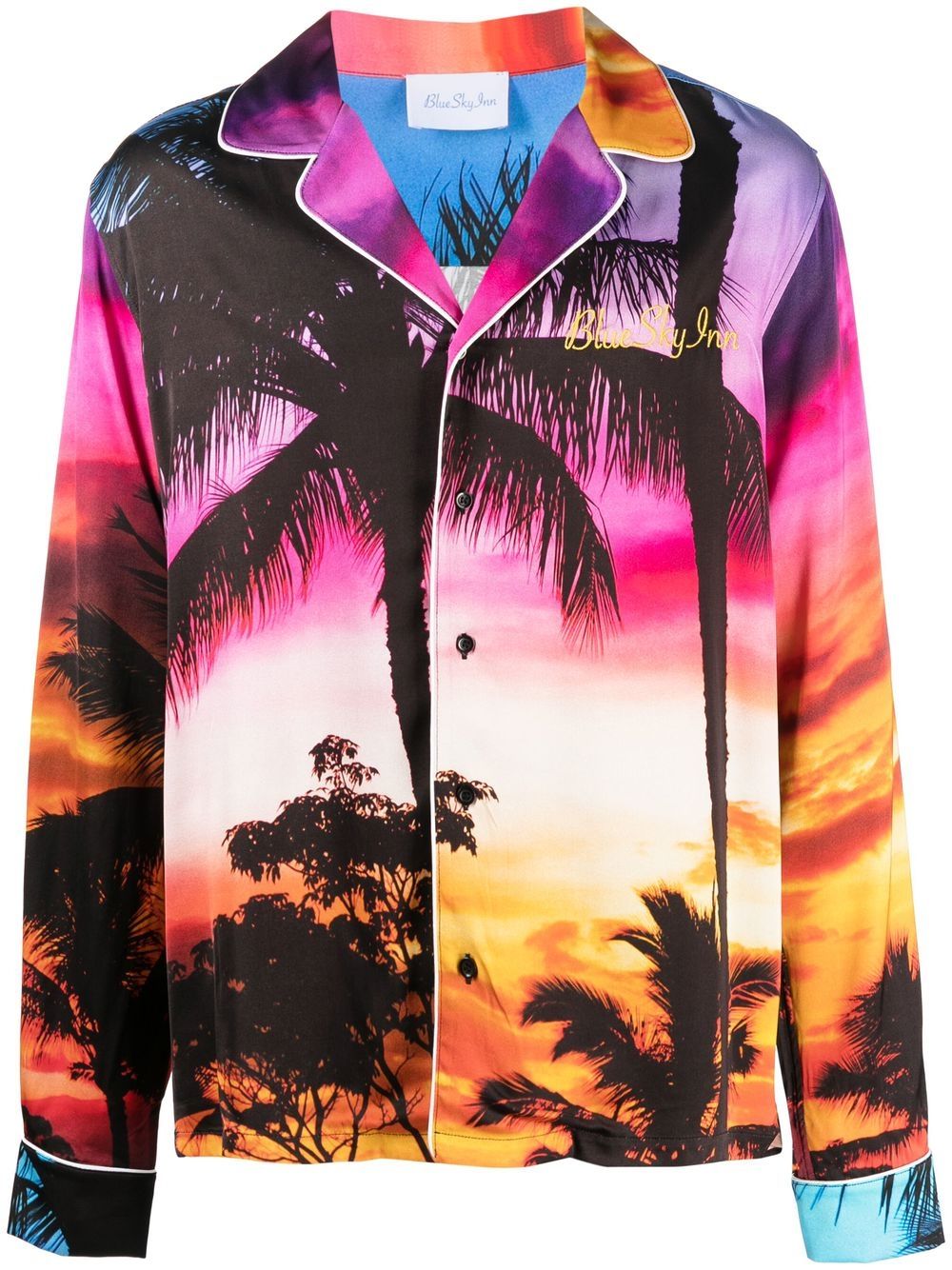Palm tree print shirt - Pink