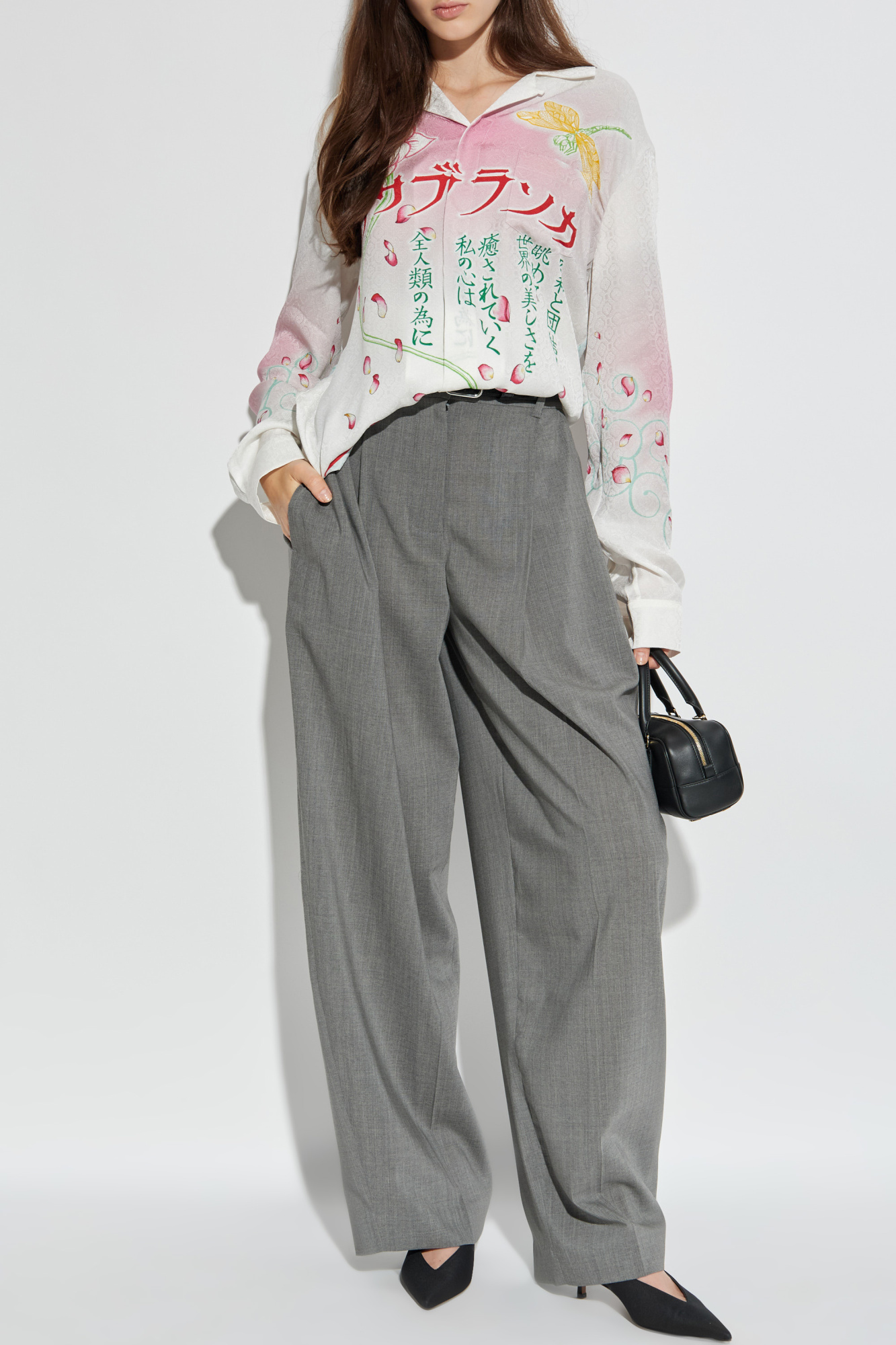 Silk Shirt, Women's, White