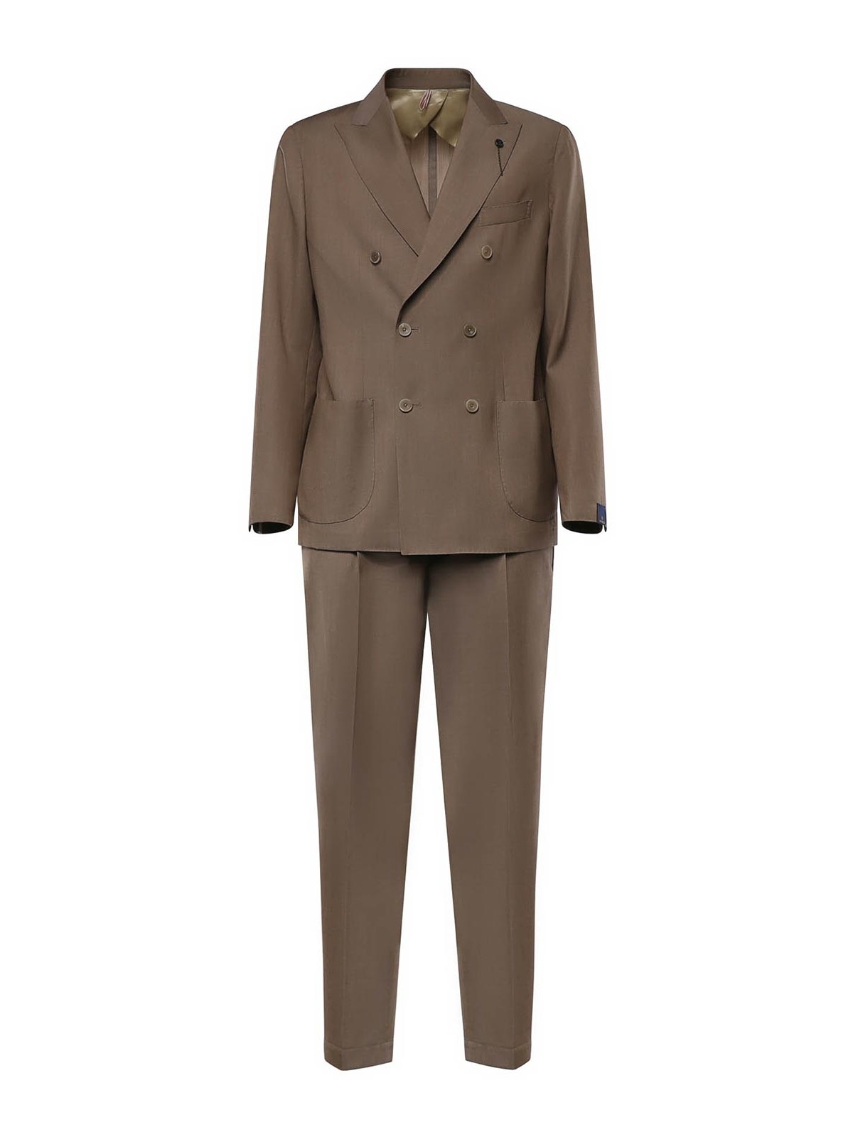 Double-Breasted Wool Suit