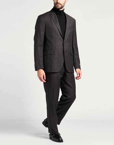 Man Suit Charcoal Size 38 Virgin Wool