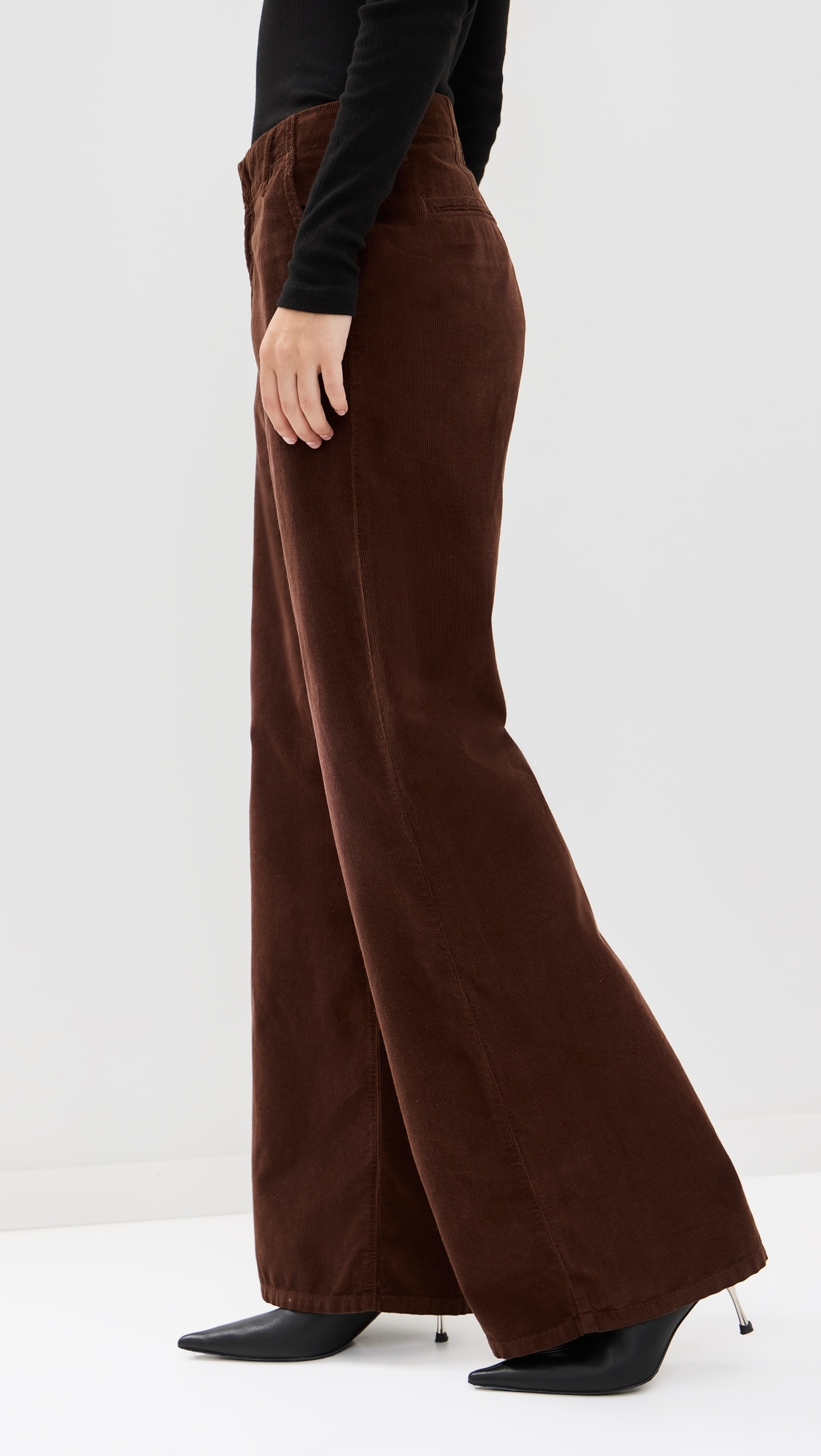 Corduroy Trousers Dark Chocolate