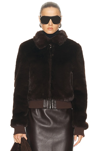 SPRWMN Tate Jacket in Americano - Chocolate. M also in L