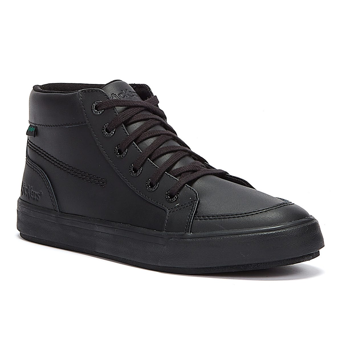 Kickers Tovni Hi Men's Black Leather Trainer
