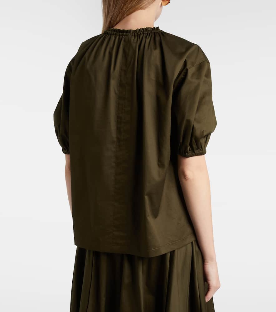 Nador cotton poplin blouse