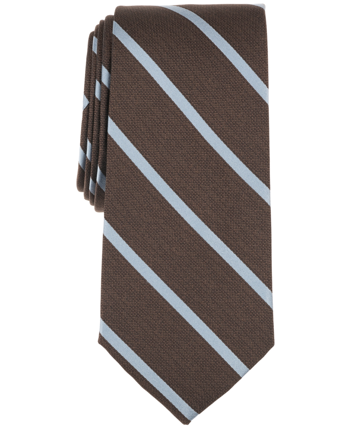 Men's Classic Nastro Stripe Tie - Brown