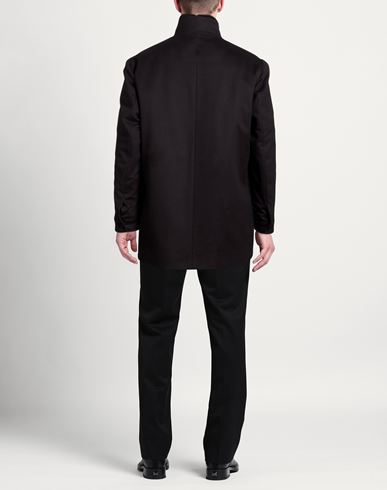 Man Coat Midnight blue Size 38 Virgin Wool, Polyamide, Cashmere