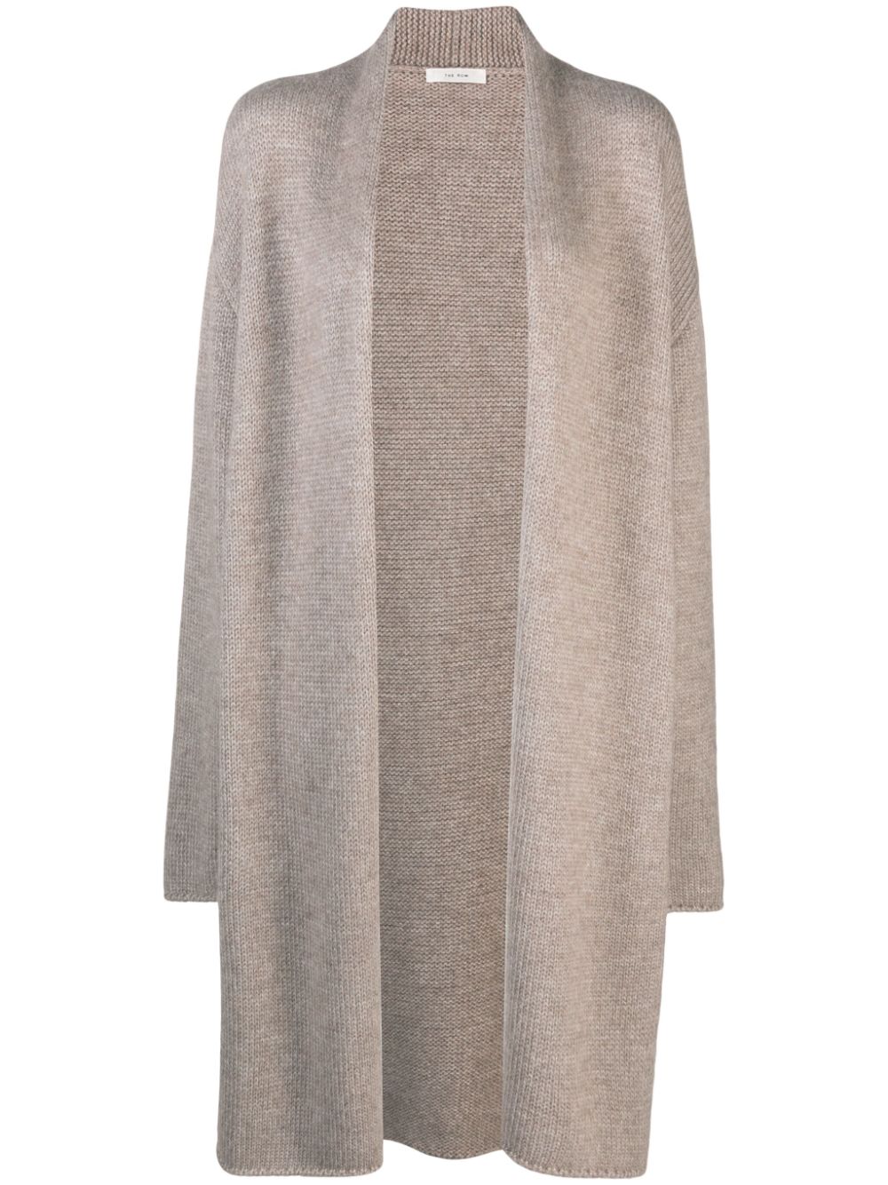 Ernesto alpaca wool-silk blend knit coat - Neutrals
