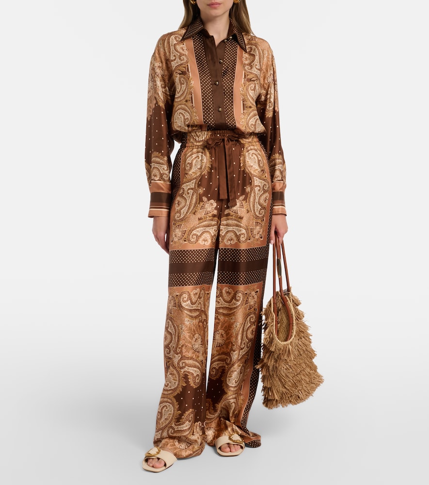 Luna paisley silk shirt