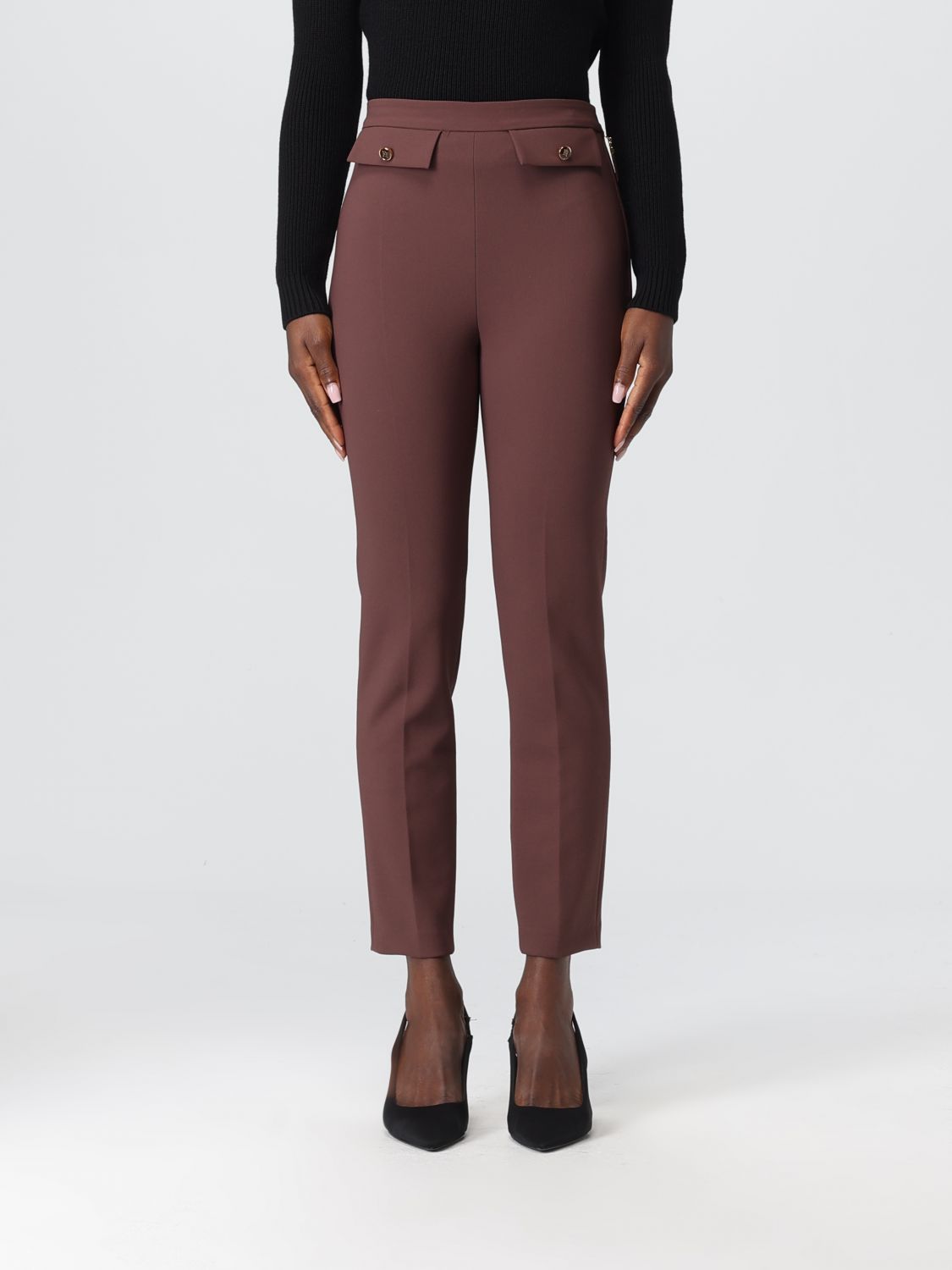 Pants Woman color Wine