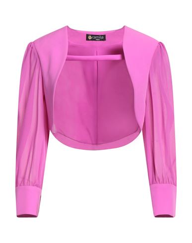 Camilla Milano Woman Jacket Mauve Size 12 Polyester, Elastane