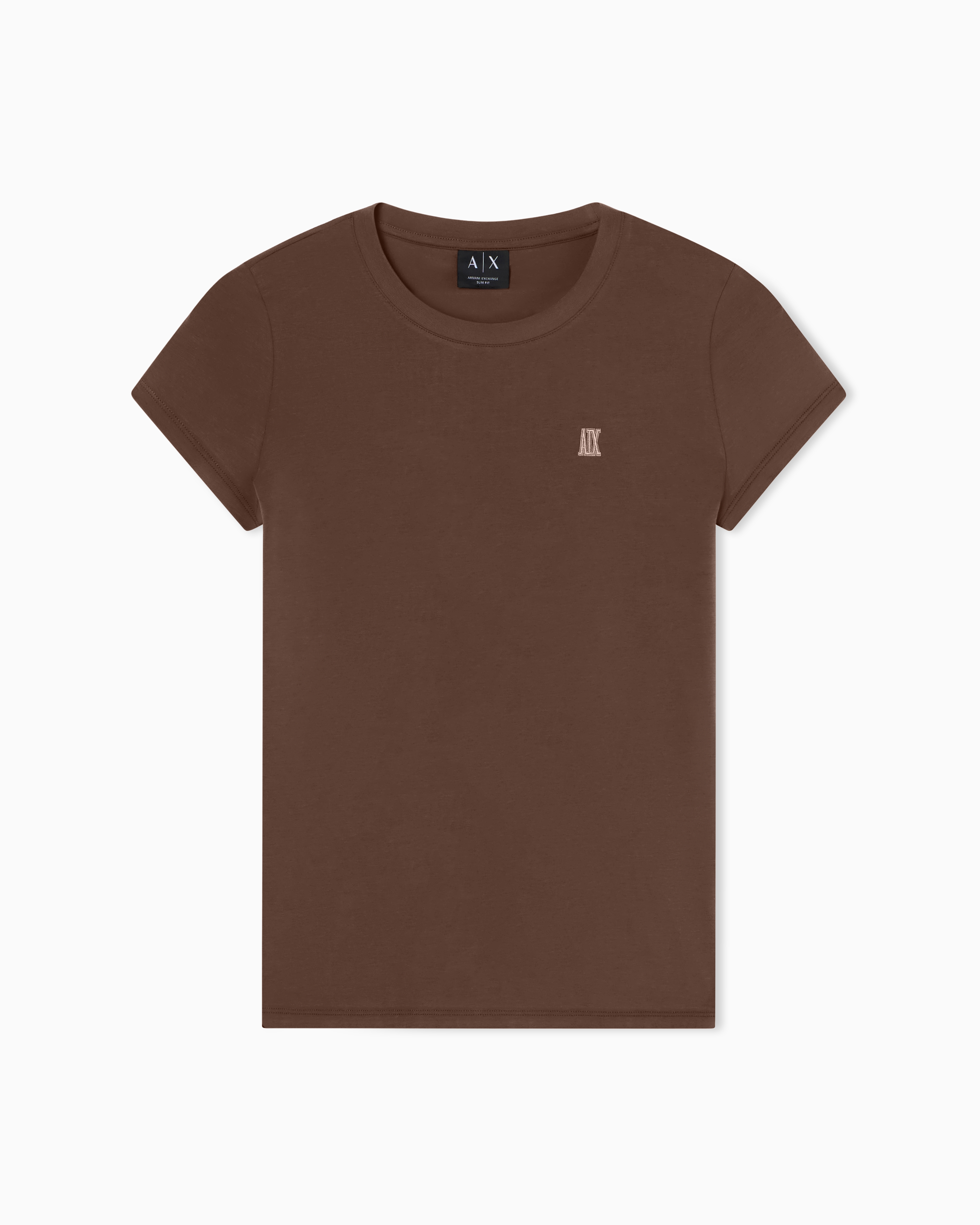 Slim fit T-shirt in stretch cotton jersey