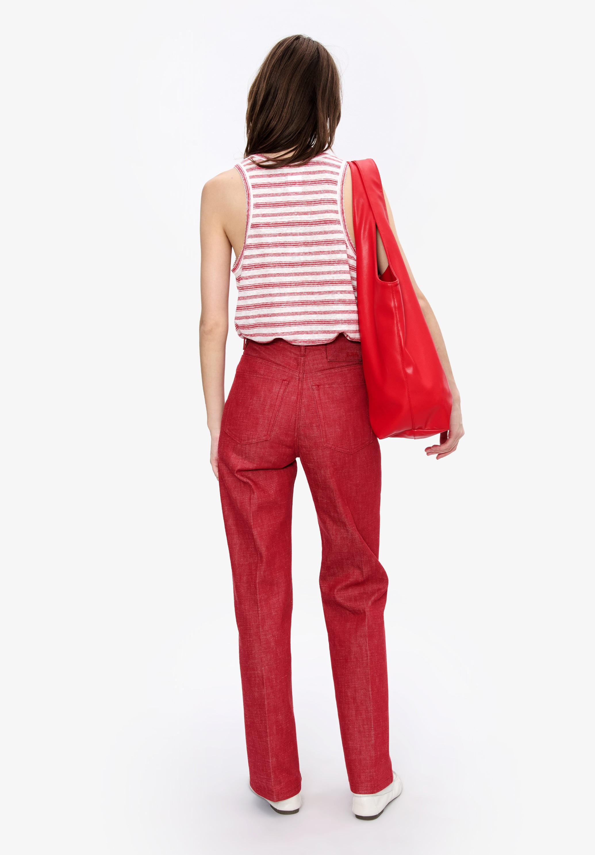 A. P.C. Women's Rina top Size: Extra Small in Red