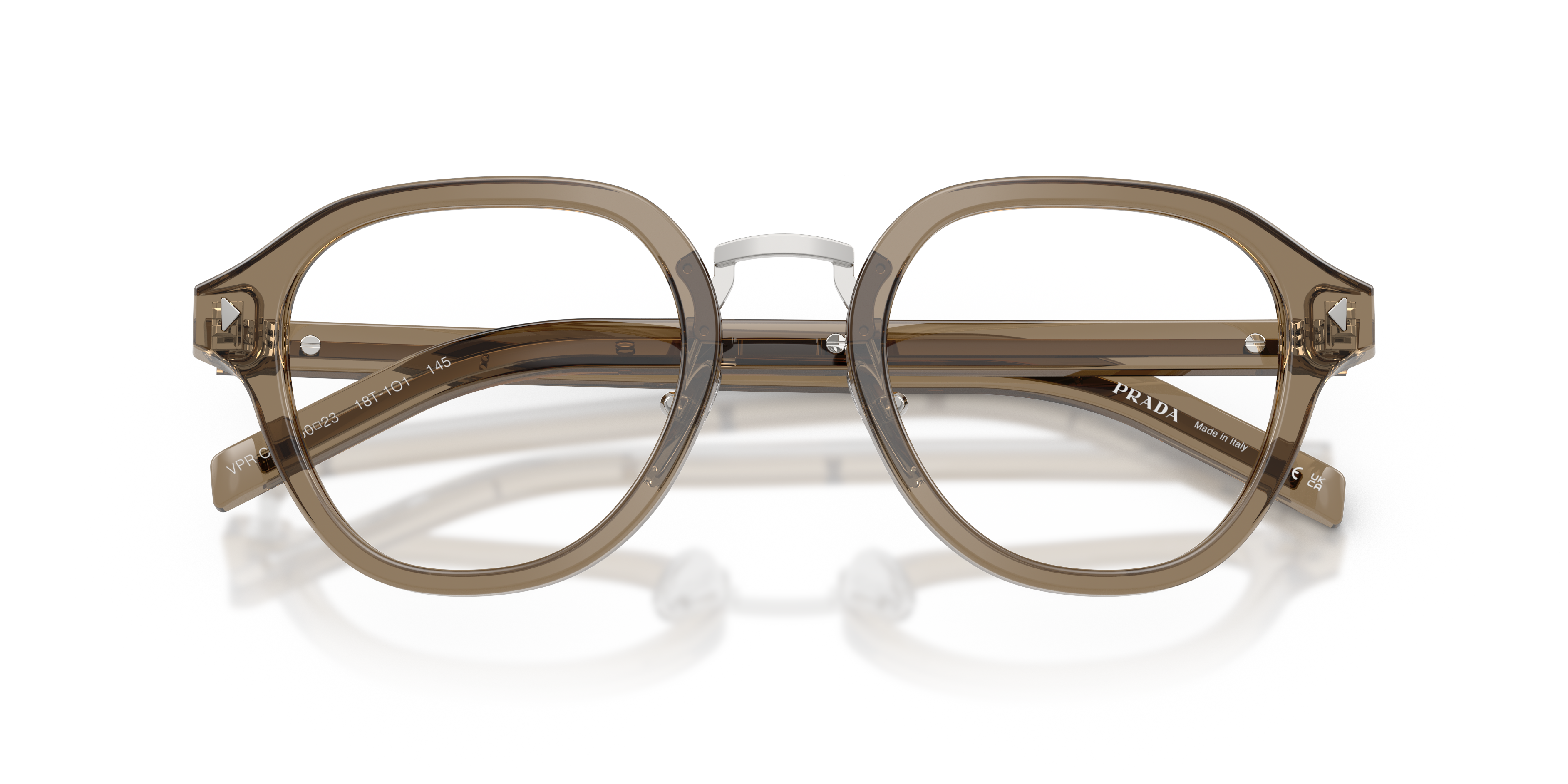 Prada Man Prada PR C05V 18T1O1 Optical frames Acetate Brown Pantos Norma