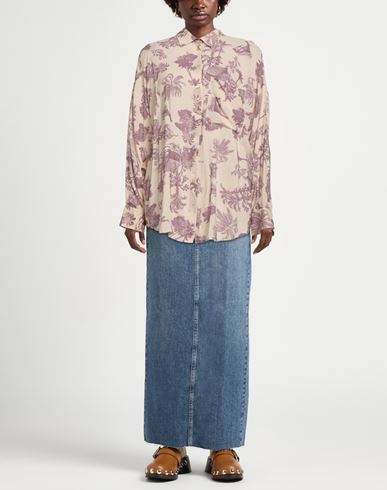 Woman Shirt Beige Size 4 Viscose