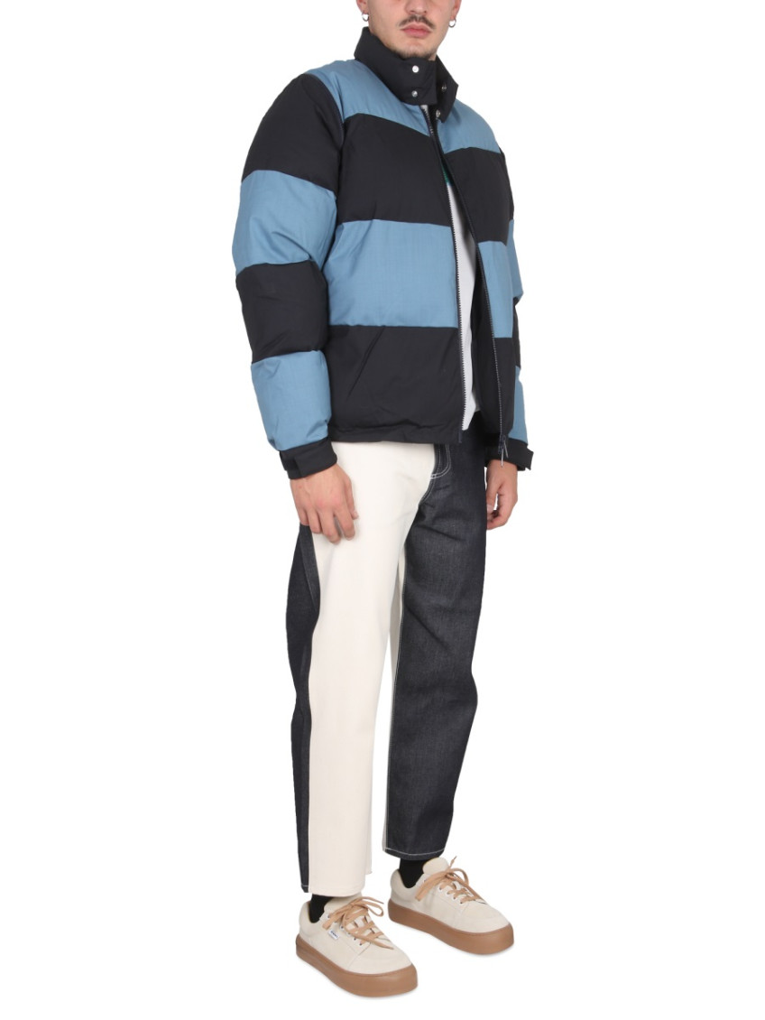 Black Color Block Jackets