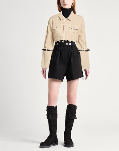 Woman Jacket Beige Size 4 Cotton