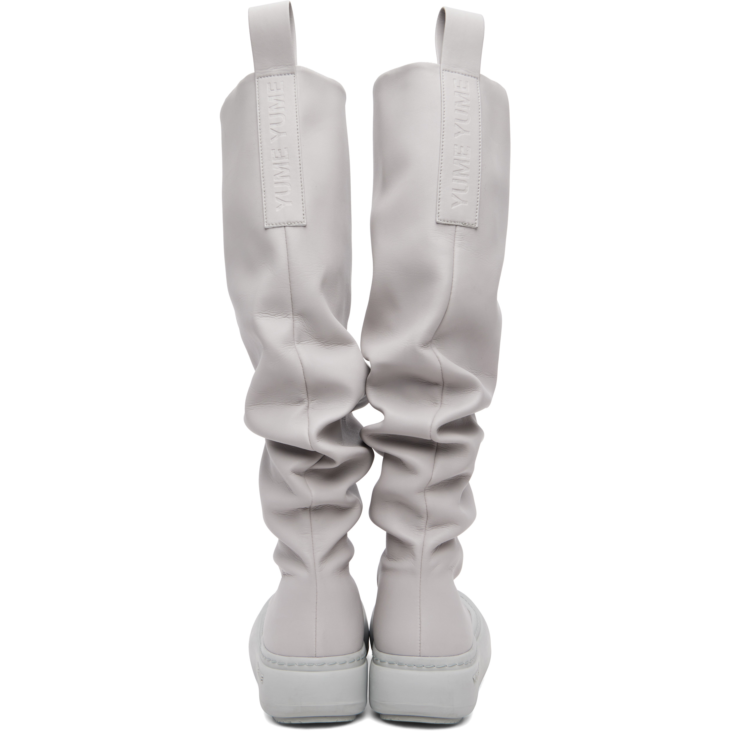 SSENSE Exclusive Gray Fisherman Tall Boots