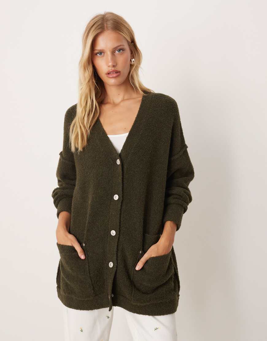 Blazing cardigan in dark green