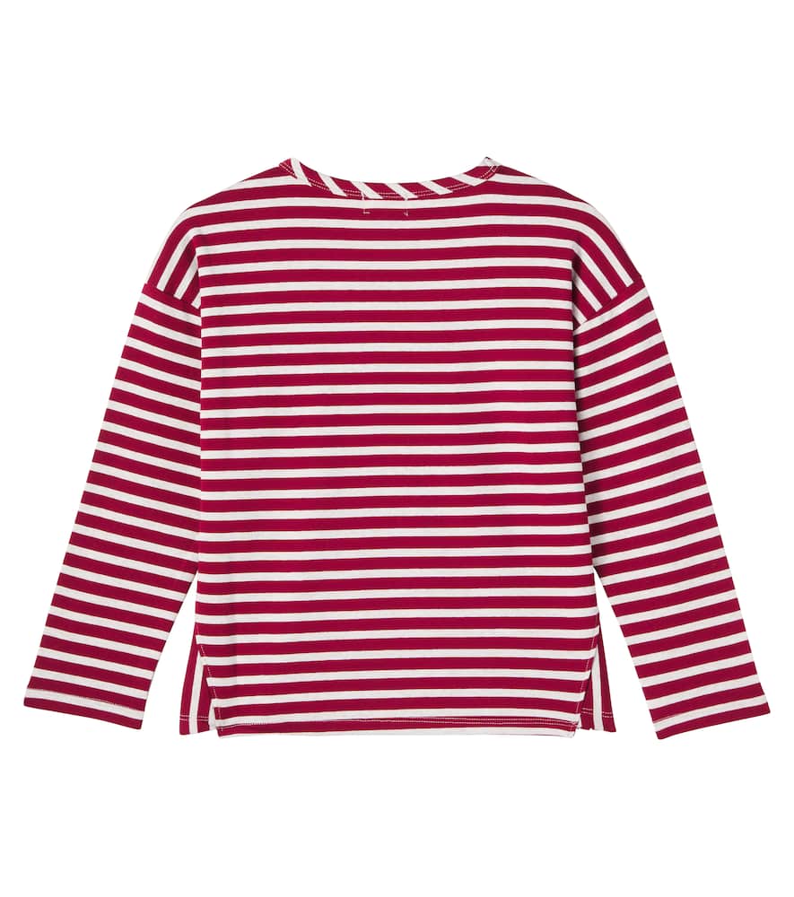 Joel striped cotton jersey top