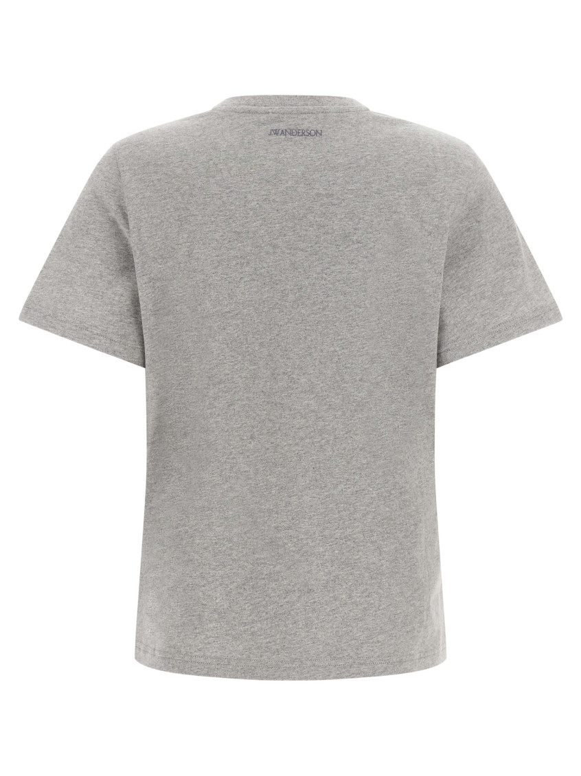 Grey Graphic Crew Neck T-Shirt