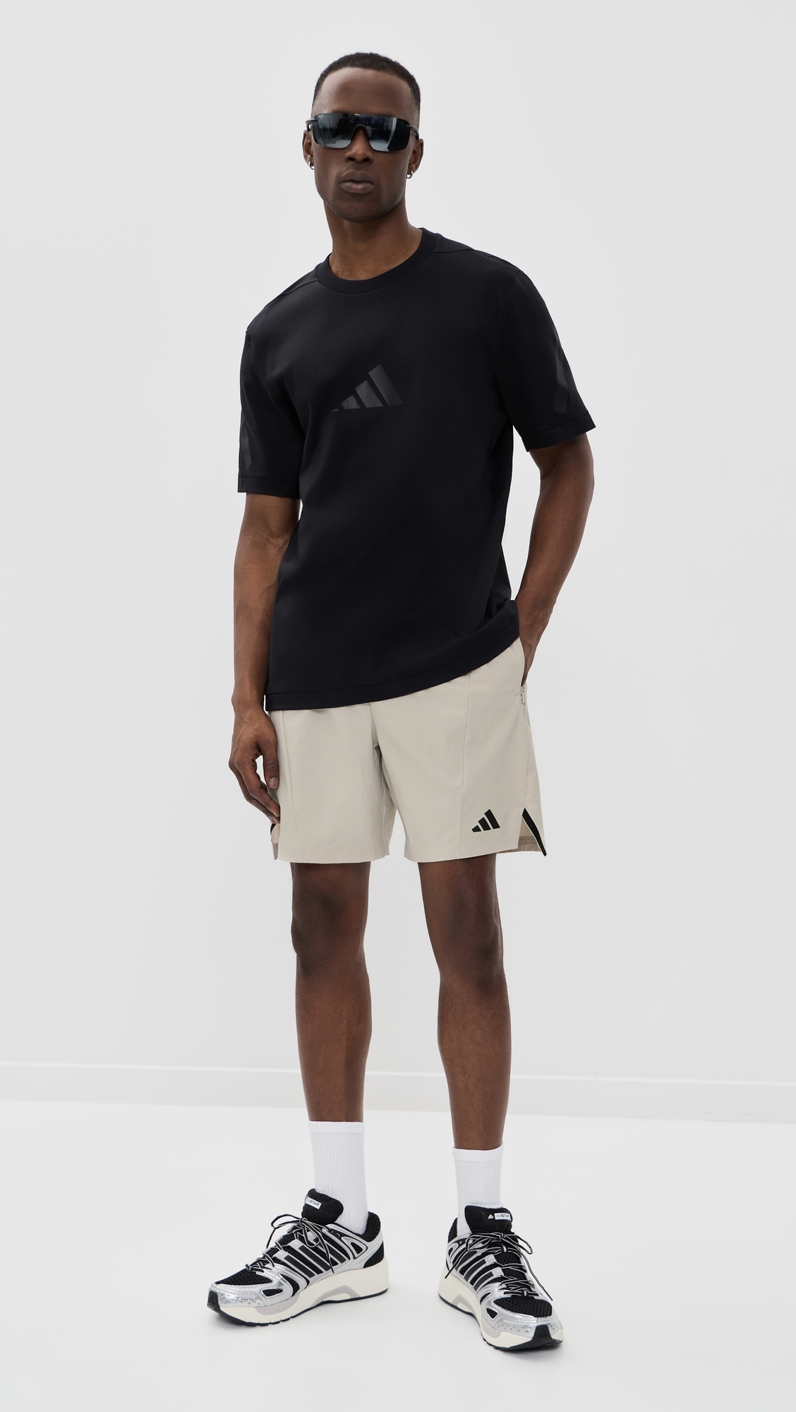 Designed for Training Workout Shorts 7 Wonder Alumina