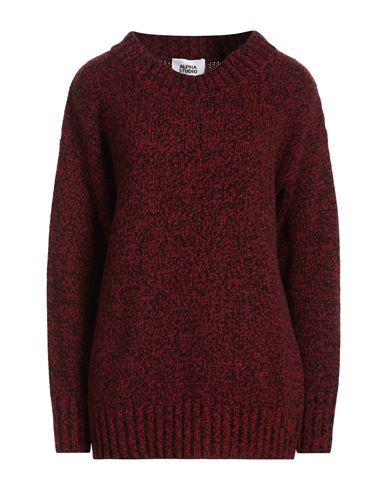 Woman Sweater Red Size 6 Merino Wool