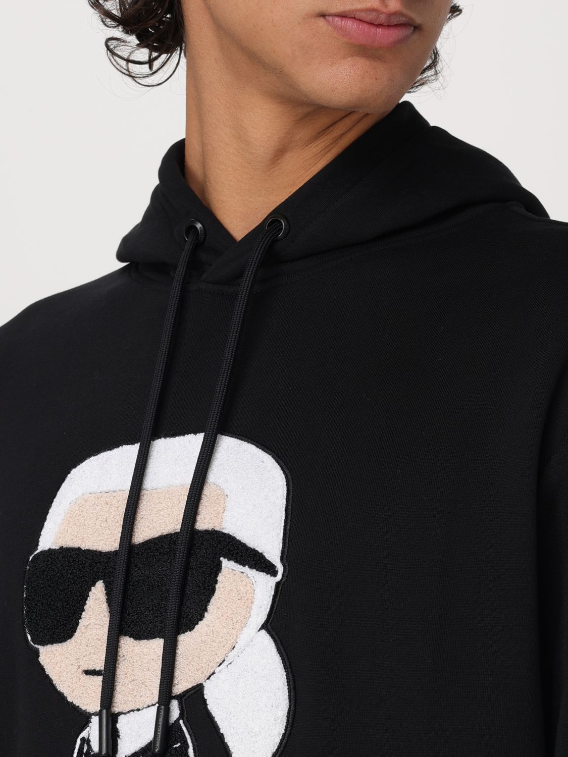 Sweatshirt Men color Black
