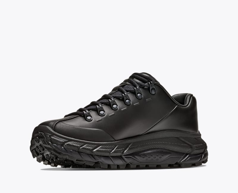 HOKA Elite Terrain System Tor Summit LTR Shoes in Black/Black