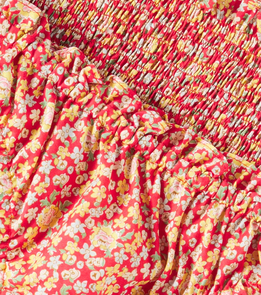 Finlay smocked floral bikini